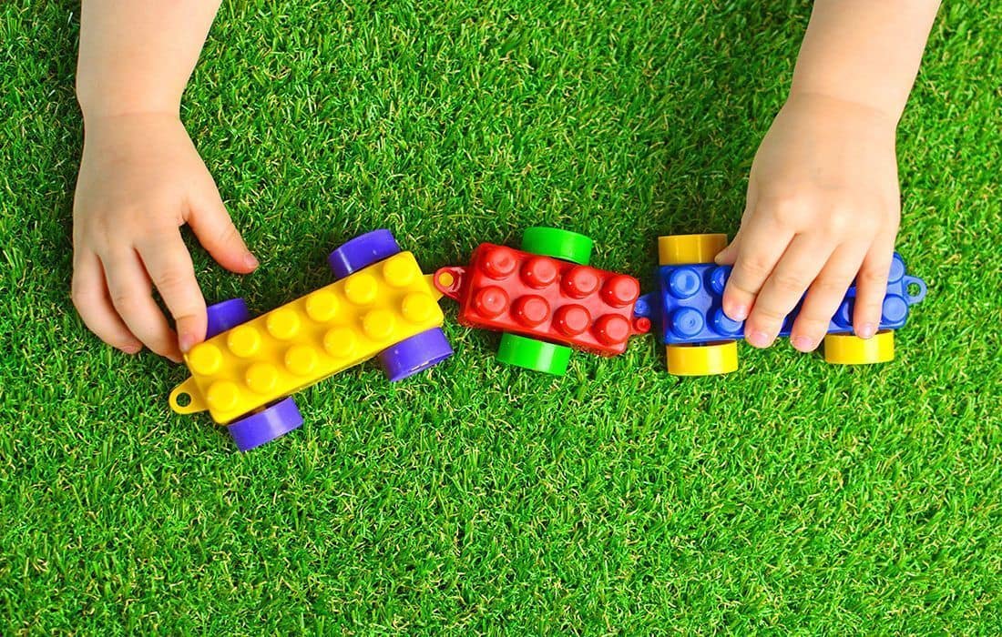 Césped artificial para zonas infantiles